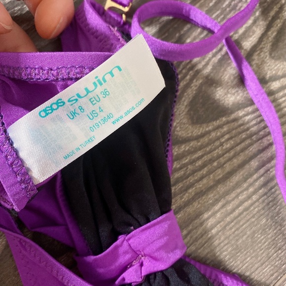 Brand new bow bandeau bikini top US4 - Picture 2 of 2